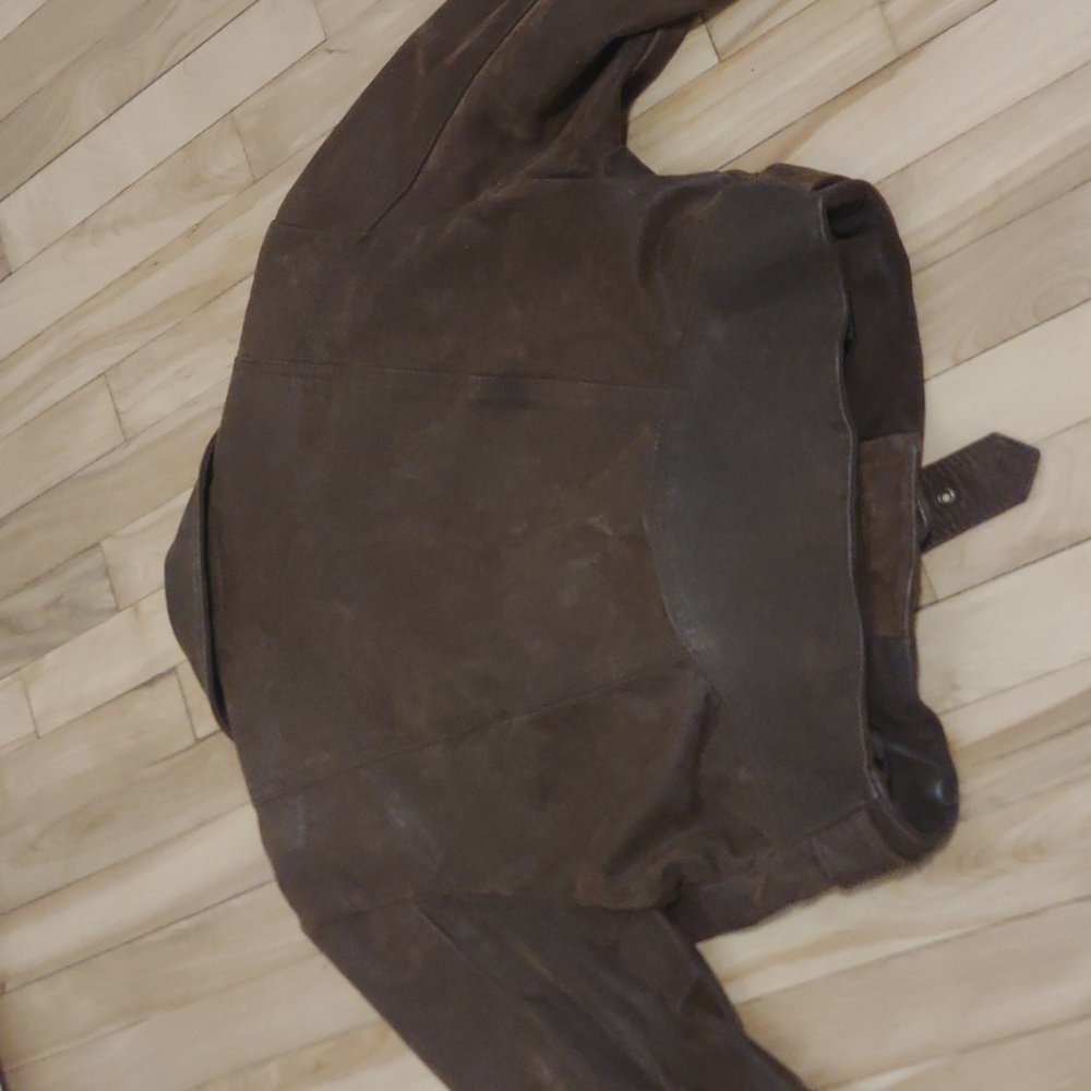 Brown Suede Moto Jacket - Picture 9 of 16